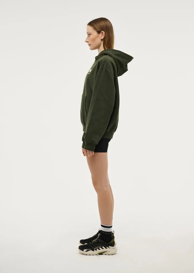 PE Nation Hoodies Women COMEBACK HOODIE IN FOREST NIGHT