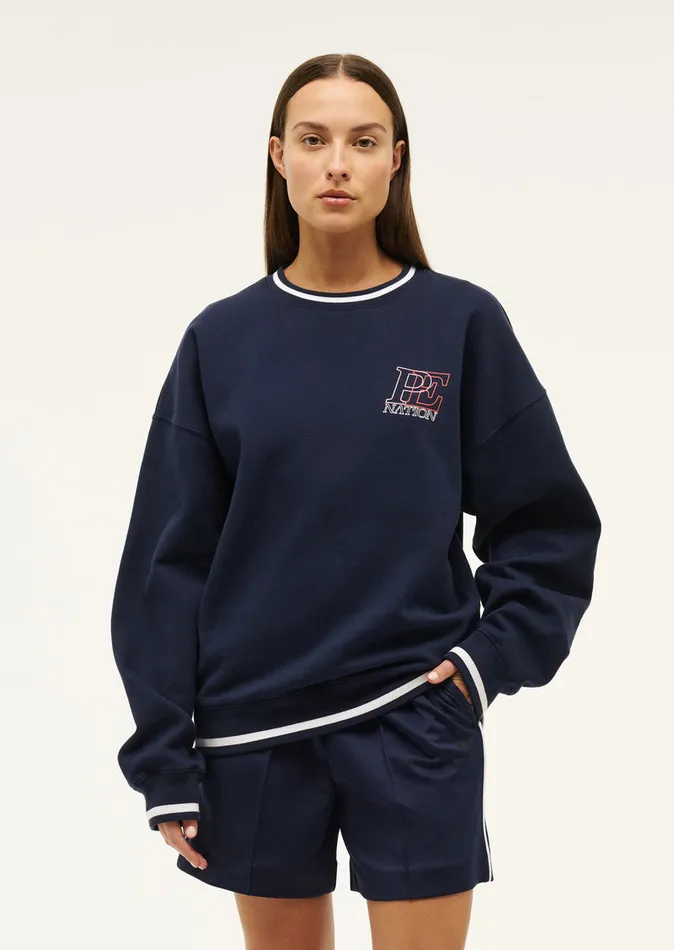 PE Nation Sweatshirts Women DEFINITION SWEAT IN DARK NAVY