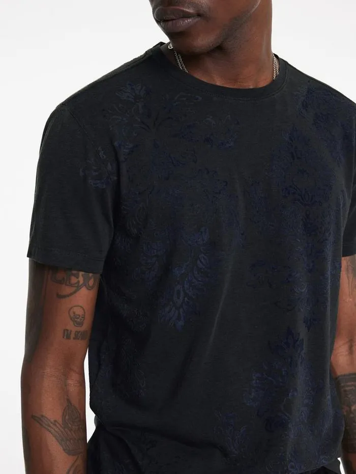 PAISLEY TEE Dried Sage Men John Varvatos Graphic Tees