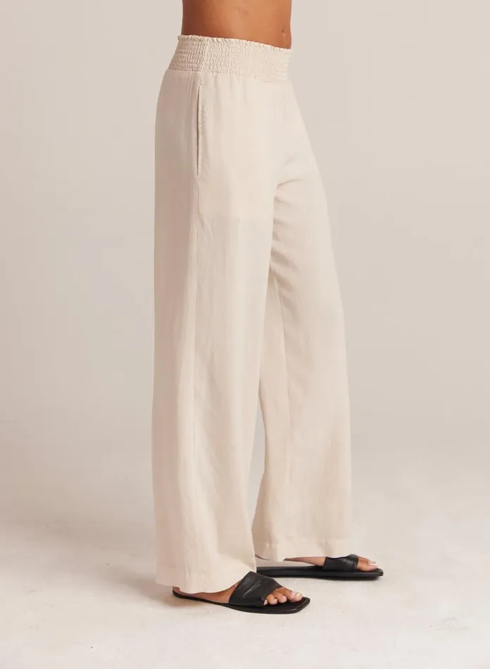 Pants Women Bella Dahl Smocked Waist Wide Leg 8211 Cliffside Pants Women Bella Dahl Smocked Waist Wide Leg 8211 Cliffside