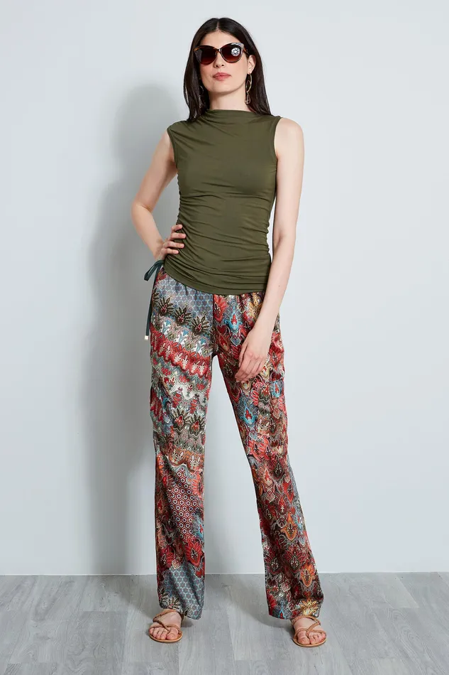 Pants Women Elie Tahari Paisley Cargo Pant MULTI