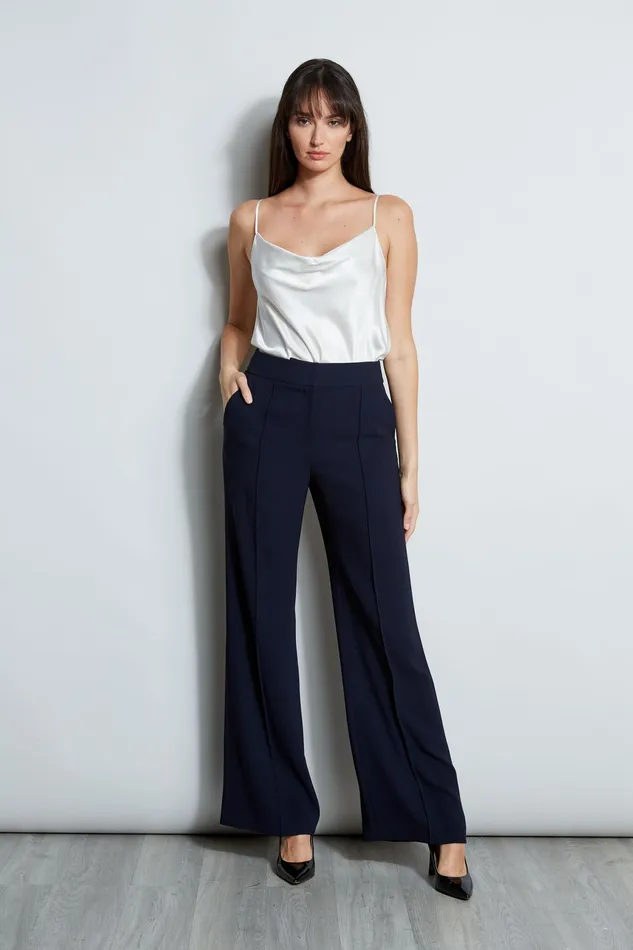 Pants Women Elie Tahari Wide Leg Pant STARGAZER