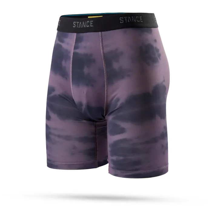 Performance Boxer Brief With Compression Purple Men Stance Boxers and Briefs