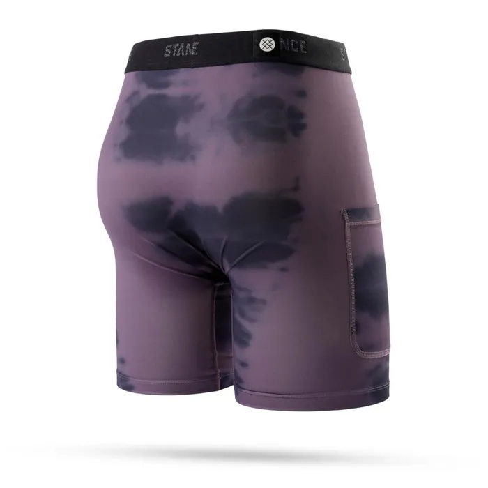 Performance Boxer Brief With Compression Purple Men Stance Boxers and Briefs