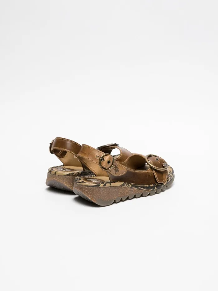 Peru Buckle Sandals Women Fly London Sandals