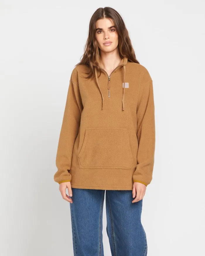 Pheelin Phresh Mock Neck Sweatshirt 8211 Vintage Brown Womens Volcom Hoodies and Sweatshirts Pheelin Phresh Mock Neck Sweatshirt 8211 Vintage Brown Womens Volcom Hoodies and Sweatshirts