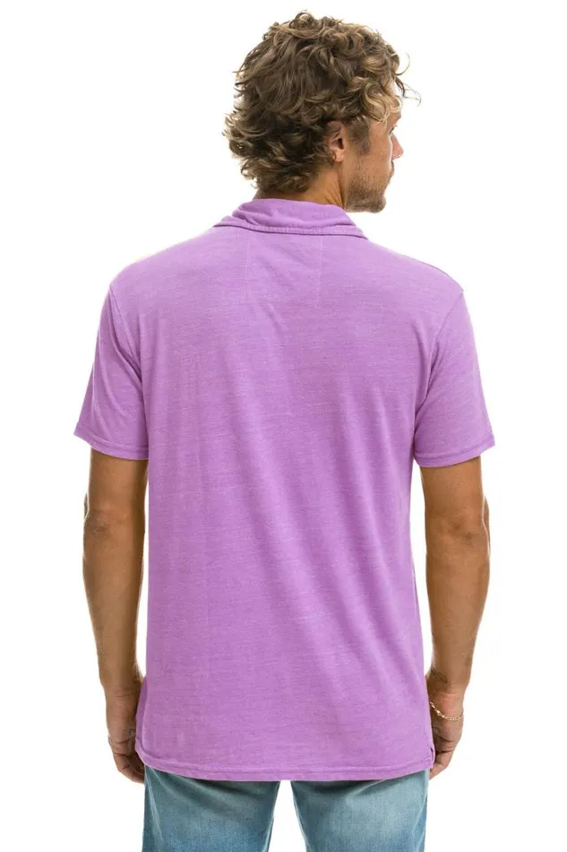 Polo 8211 Neon Purple Women Aviator Nation Tees