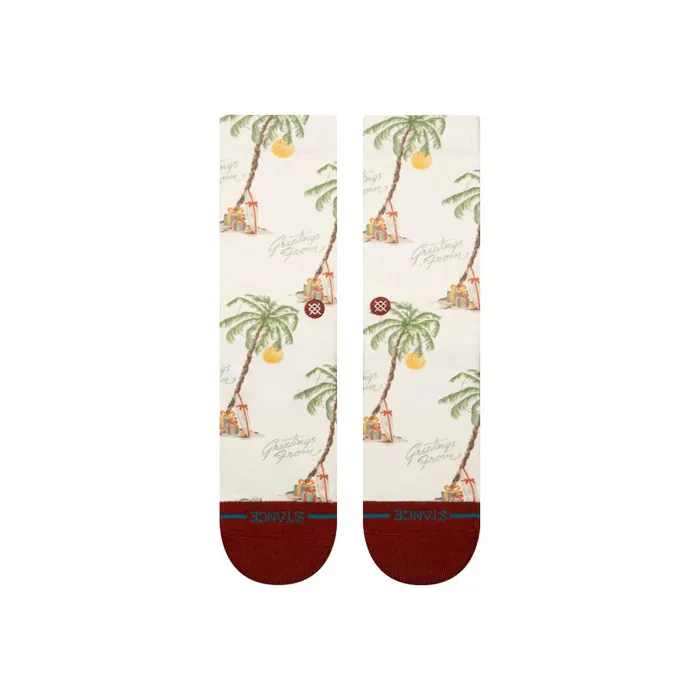 Poly Blend Crew Socks Greetings From 8211 Canvas MenWomen Stance Crew