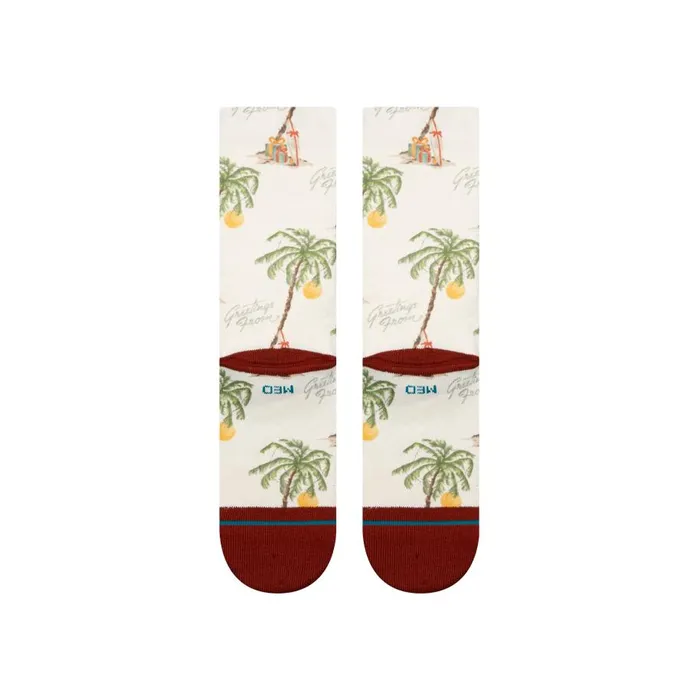 Poly Blend Crew Socks Greetings From 8211 Canvas MenWomen Stance Crew