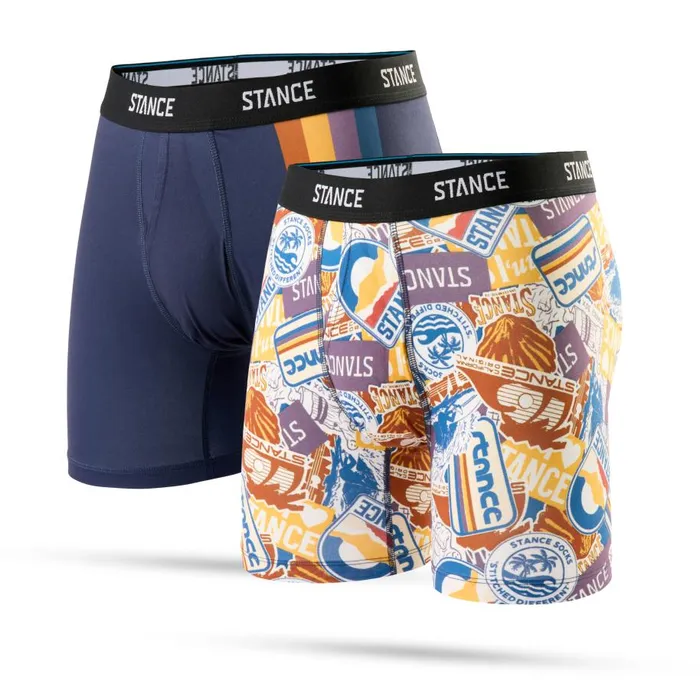 Poly Boxer Brief 2 Pack West Coast 8211 Multi Men Stance Boxer Brief Packs