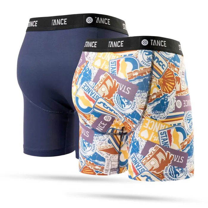 Poly Boxer Brief 2 Pack West Coast 8211 Multi Men Stance Boxer Brief Packs