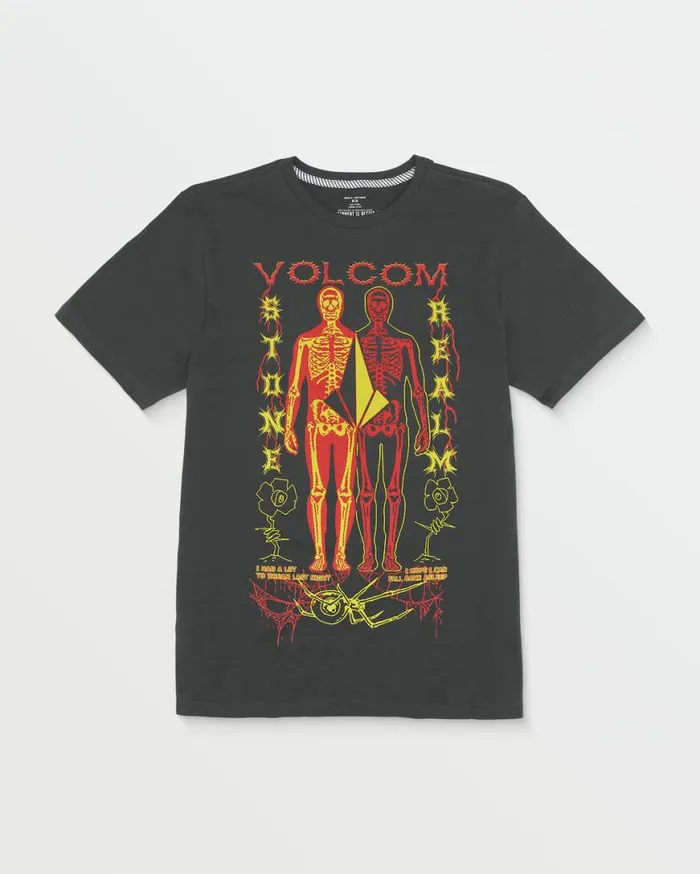 Projection Short Sleeve Tee 8211 Stealth Mens Volcom TShirts and Tanks