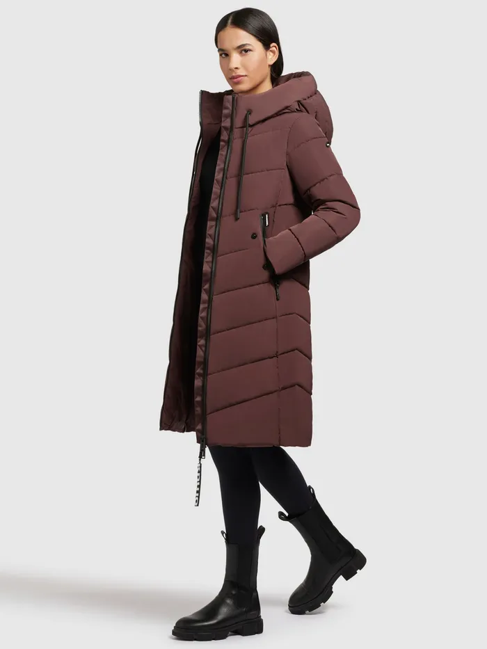 Puffer Coats Mantel MIKIA Weinrot Weinrot KHUJO Women