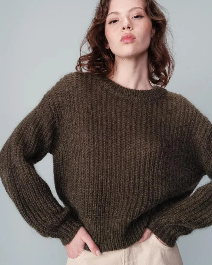 PULL KAKI NAISSANCE Shop Grace and Mila Plain Jumpers