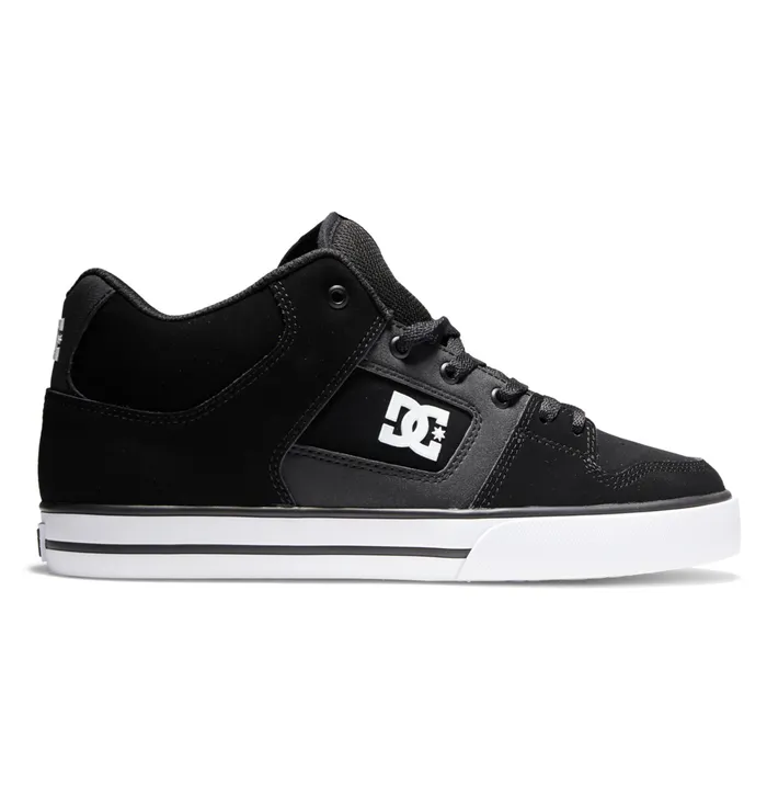 Pure MID MidTop Shoes blackwhite Sneakers DC Shoes Men