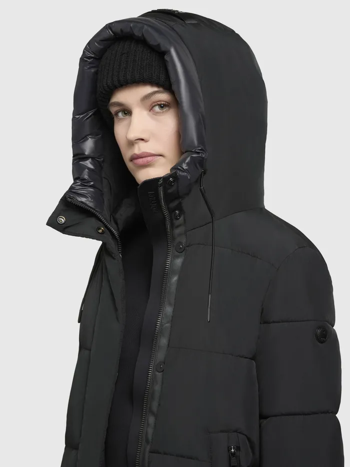 Quilted Coats KHUJO Women Mantel KALEY Dunkelgrau Dunkelgrau