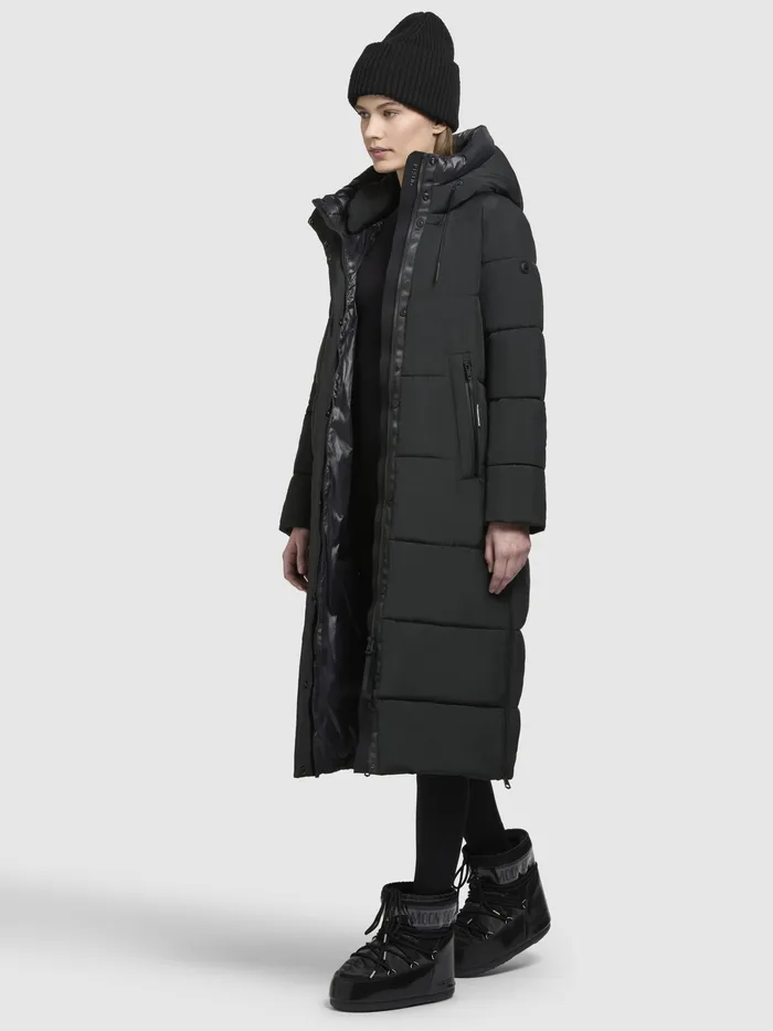 Quilted Coats KHUJO Women Mantel KALEY Dunkelgrau Dunkelgrau