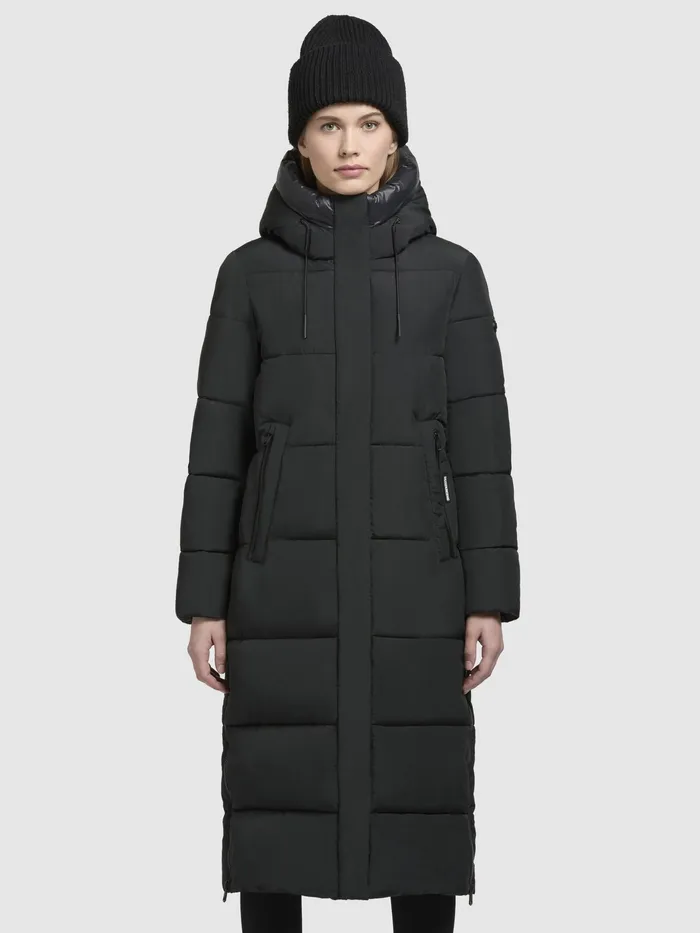 Quilted Coats KHUJO Women Mantel KALEY Dunkelgrau Dunkelgrau