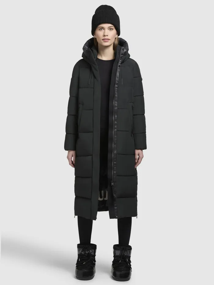 Quilted Coats KHUJO Women Mantel KALEY Dunkelgrau Dunkelgrau