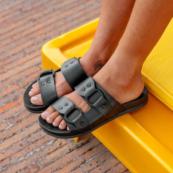 Reef Cushion Vera Cruz Black Night Women Slides Reef Cushion Vera Cruz Black Night Women Slides
