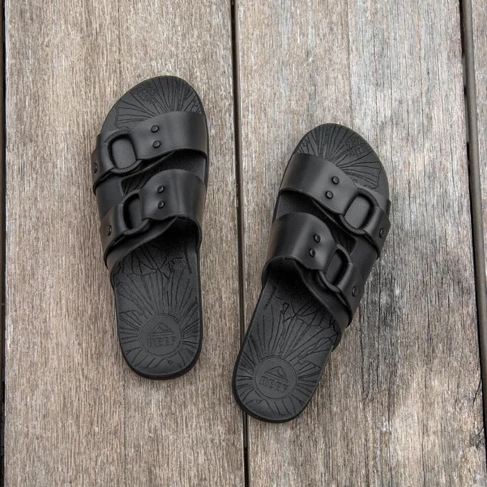 Reef Cushion Vera Cruz Black Night Women Slides Reef Cushion Vera Cruz Black Night Women Slides