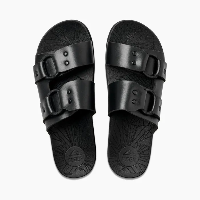 Reef Cushion Vera Cruz Black Night Women Slides Reef Cushion Vera Cruz Black Night Women Slides