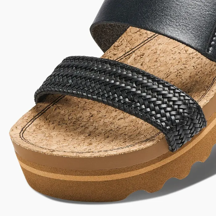 Reef Cushion Vista Hi Black Braid Women Sandals Reef Cushion Vista Hi Black Braid Women Sandals