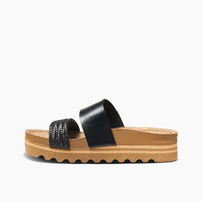 Reef Cushion Vista Hi Black Braid Women Sandals Reef Cushion Vista Hi Black Braid Women Sandals