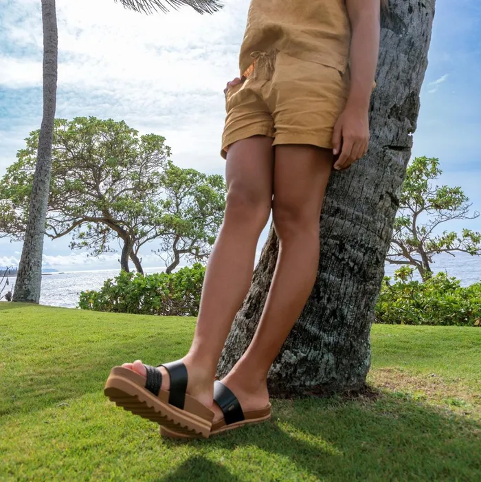 Reef Cushion Vista Hi Black Braid Women Sandals Reef Cushion Vista Hi Black Braid Women Sandals