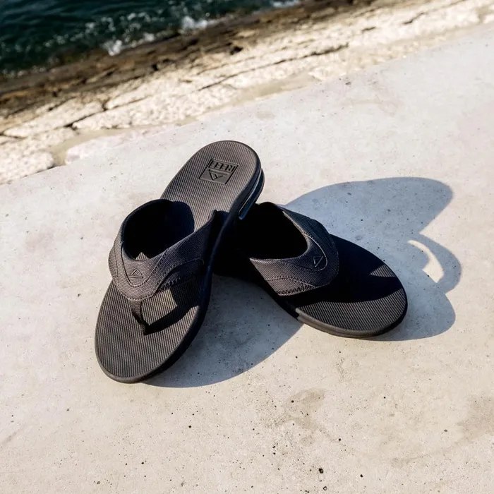 Reef Fanning All Black Men Flip Flops Reef Fanning All Black Men Flip Flops