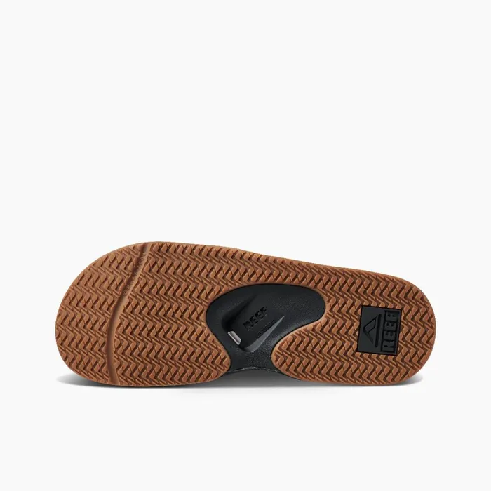 Reef Fanning Slide Blacksilver Men Sandals Reef Fanning Slide Blacksilver Men Sandals