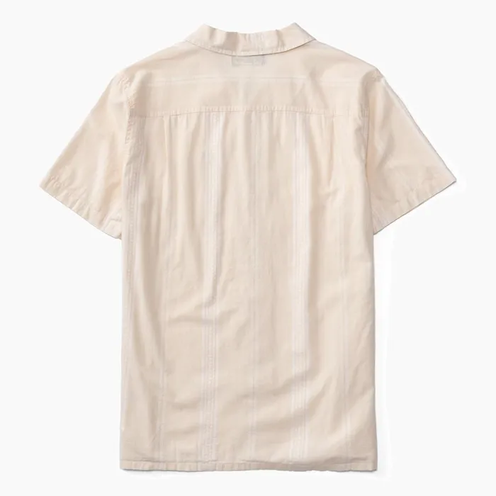 Reef Lemmy Short Sleeve Shirt Almond Milk Men Shirts and TShirts
