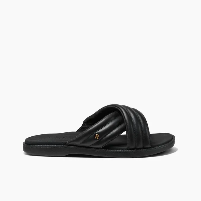 Reef Lofty Lux X Black Women Slides
