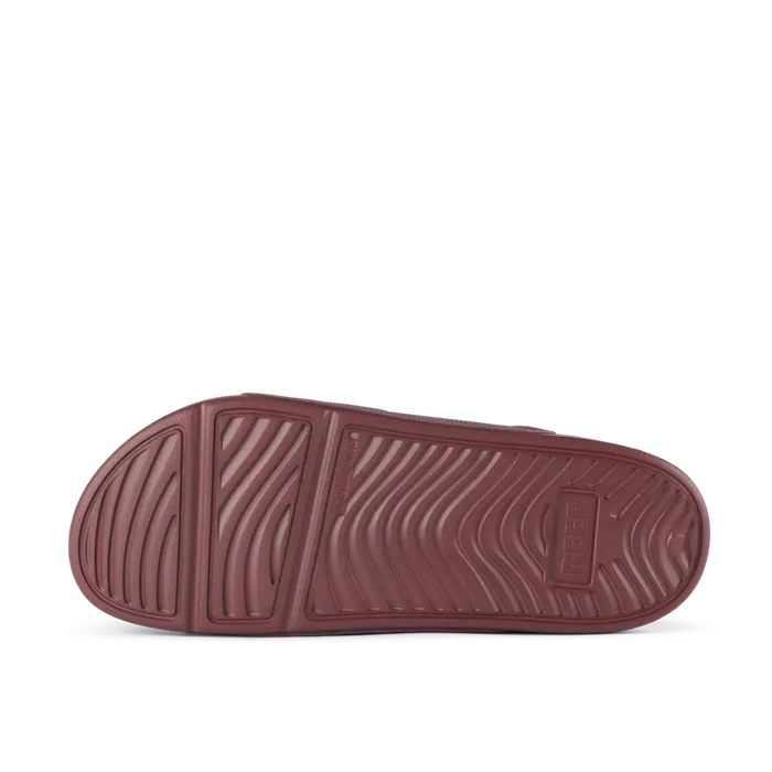 Reef Oasis Double Up Burgundy Tropics Men Slides Reef Oasis Double Up Burgundy Tropics Men Slides