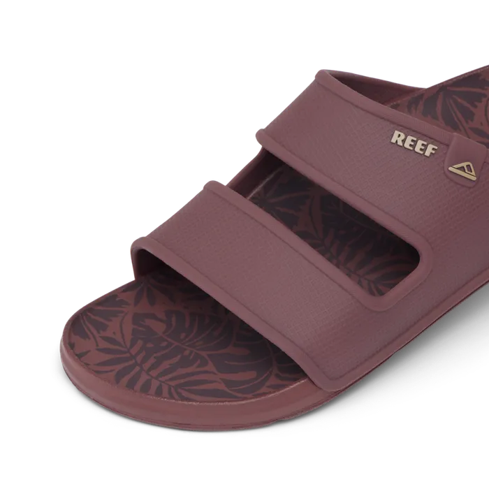 Reef Oasis Double Up Burgundy Tropics Men Slides Reef Oasis Double Up Burgundy Tropics Men Slides