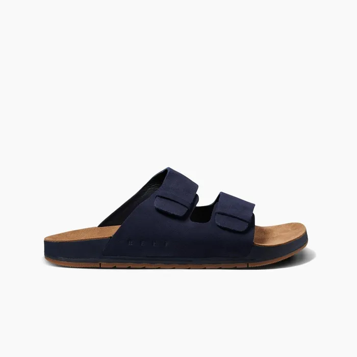 Reef Ojai Two Bar Navybrown Men Slides