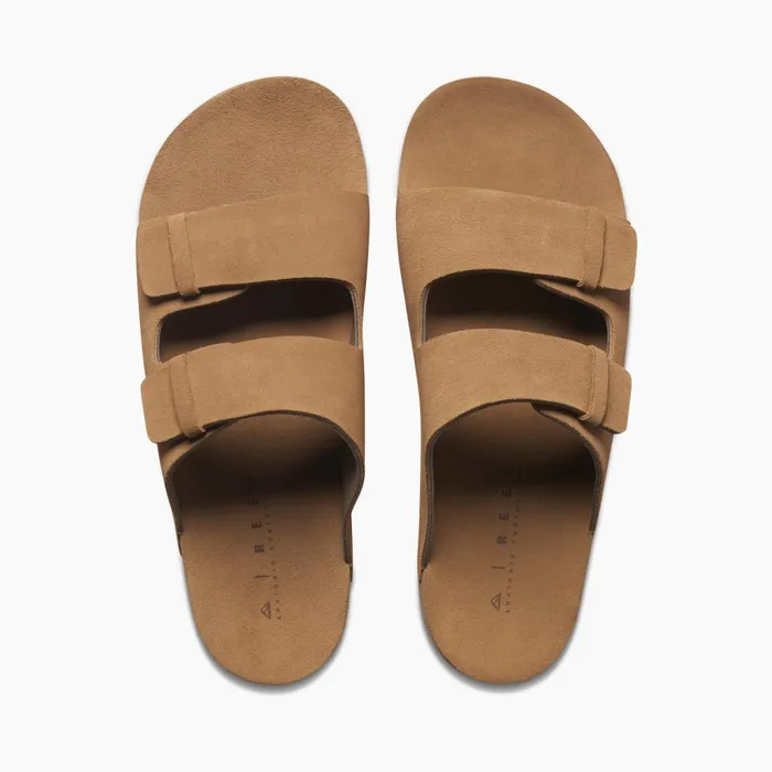 Reef Ojai Two Bar Tan Men Slides