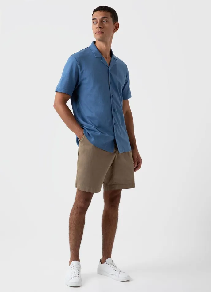 Riviera Camp Collar Shirt Bluestone Men SUNSPEL Shirts
