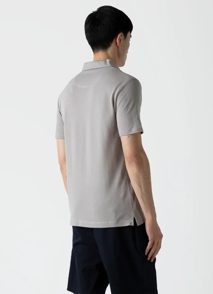 Riviera Polo Shirt Mid Grey Men SUNSPEL Polo Shirts