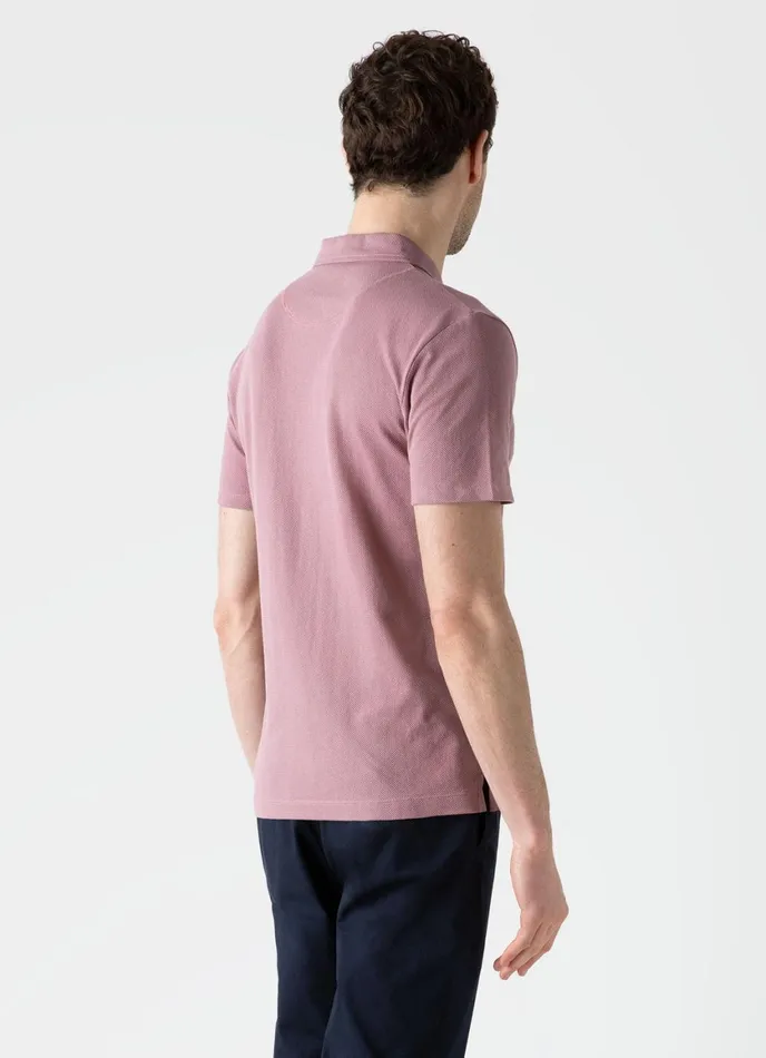 Riviera Polo Shirt Vintage Pink Men SUNSPEL Polo Shirts
