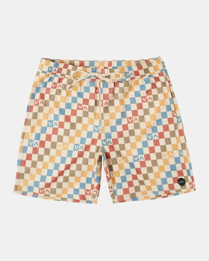 RVCA Boardshorts Barnes Elastic Waist Boardshorts 17034 Latte 8211 Men