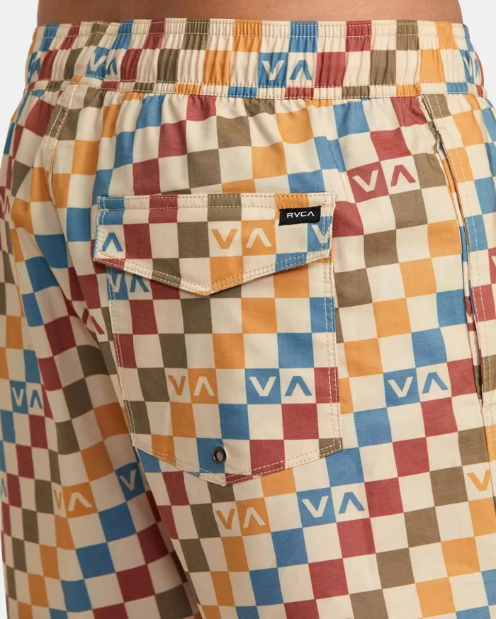 RVCA Boardshorts Barnes Elastic Waist Boardshorts 17034 Latte 8211 Men