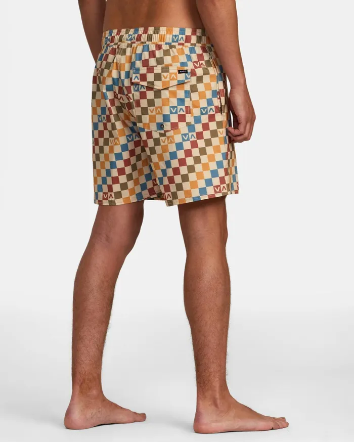RVCA Boardshorts Barnes Elastic Waist Boardshorts 17034 Latte 8211 Men
