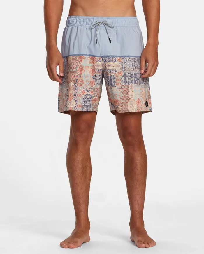 RVCA Boardshorts County Elastic Waist Boardshorts 17034 Powder Blue 8211 Men