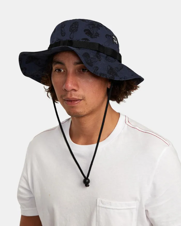RVCA Hats Beanies Alex Matus Boonie Hat Moody Blue 8211 Men