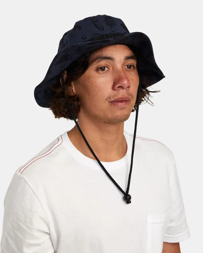RVCA Hats Beanies Alex Matus Boonie Hat Moody Blue 8211 Men