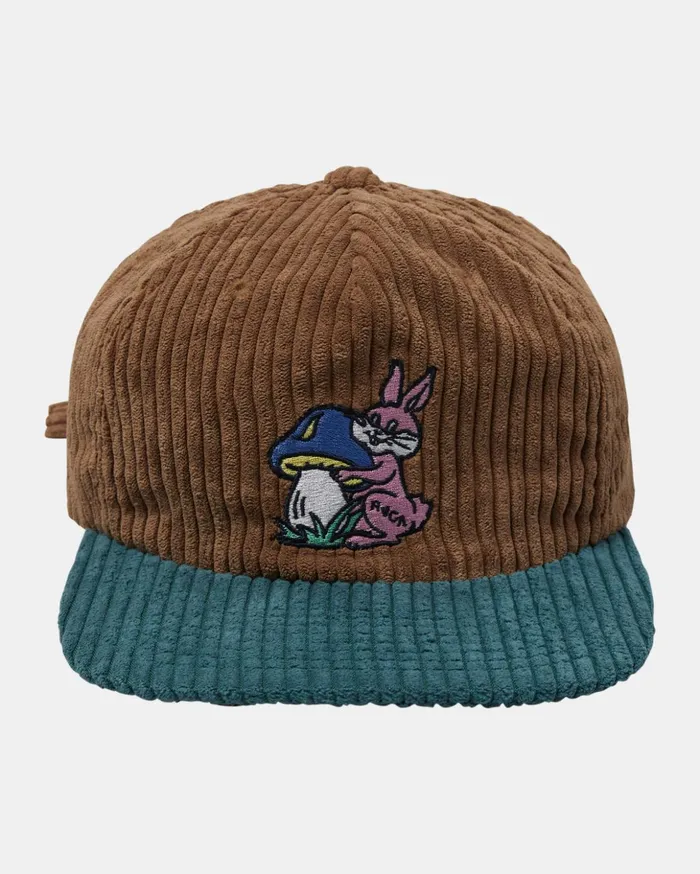 RVCA Hats Beanies Cottontale Baseball Hat Rawhide 8211 Men