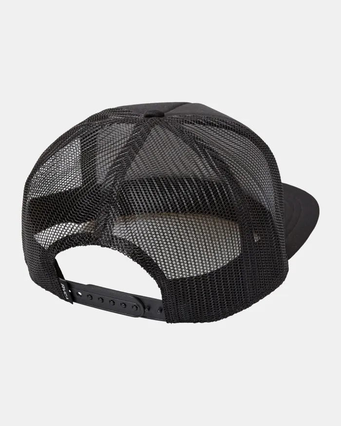 RVCA Hats Beanies HAWAII ALL BRAND FOAM TRUCKER Black 8211 Men