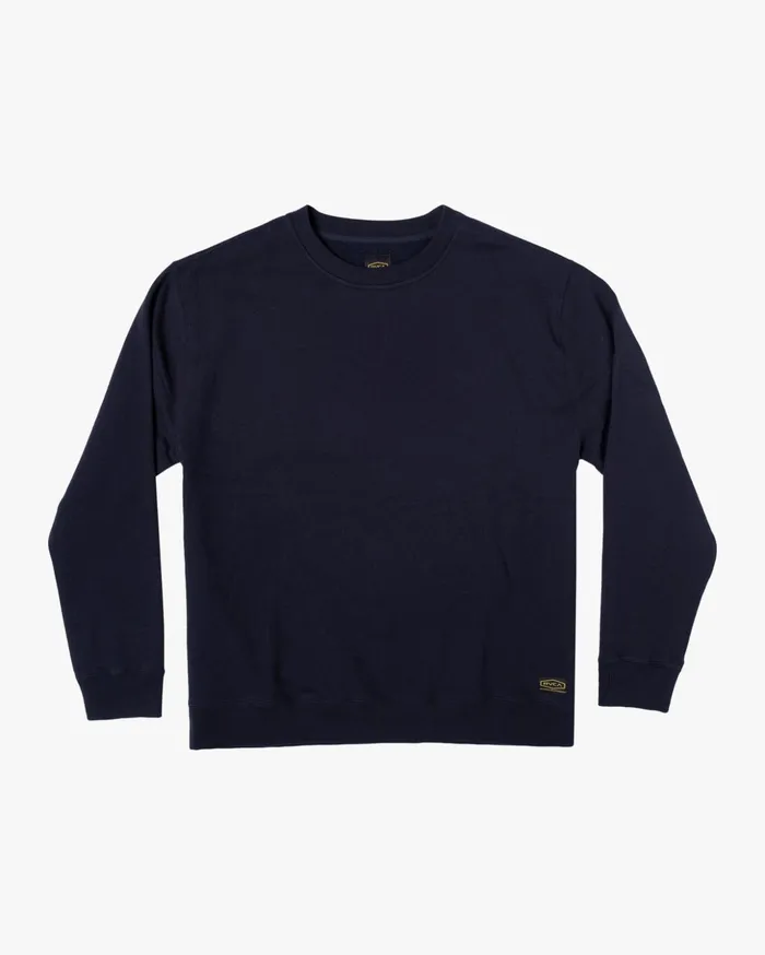 RVCA Hoodies Sweatshirts Day Shift Crewneck Sweatshirt New Navy 8211 Men