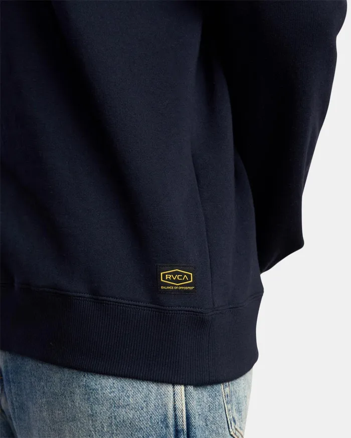 RVCA Hoodies Sweatshirts Day Shift Crewneck Sweatshirt New Navy 8211 Men